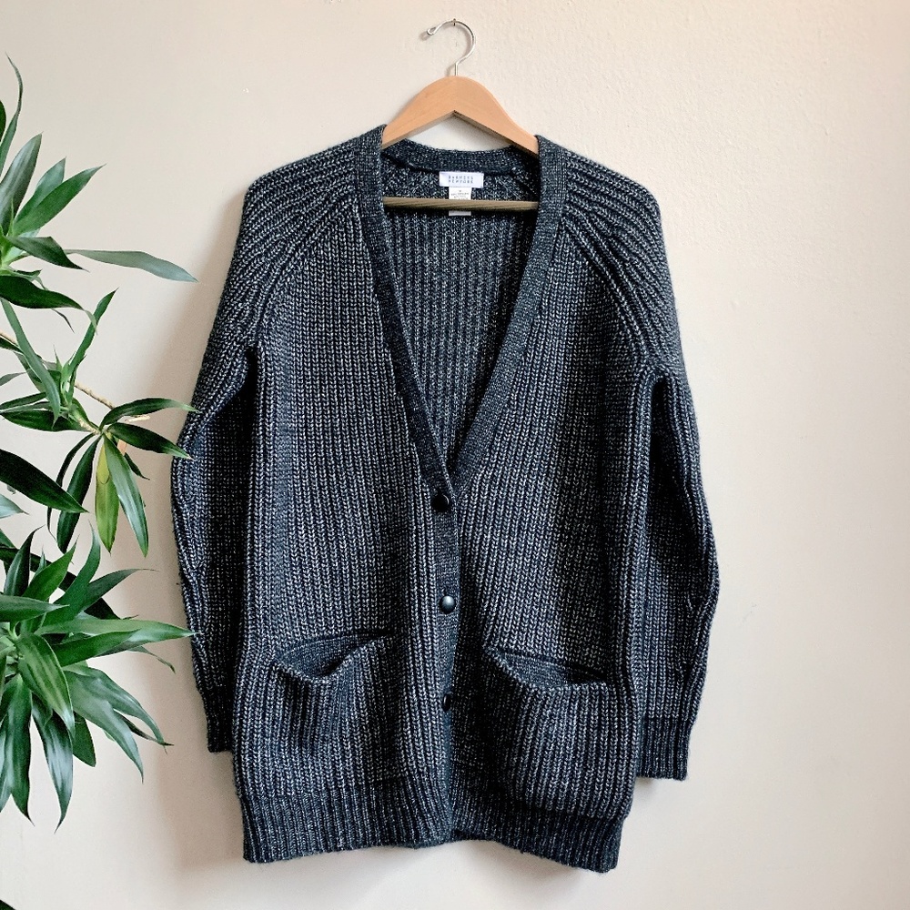 BARNEYS - Alpaca Cardigan Sweater